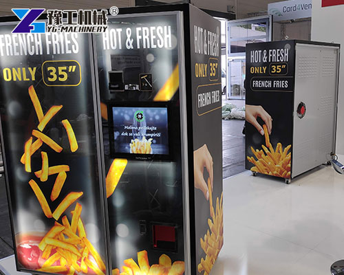 French Fry Vending Machine In School Canteen