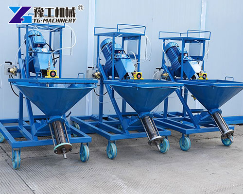 GFRC spray equipment packed for shipping