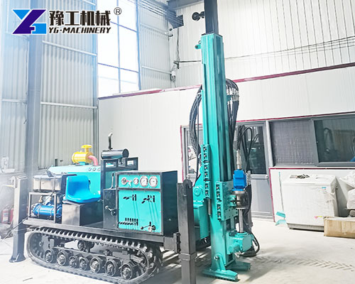 Hydraulic Core Drilling Rig Operating On Site