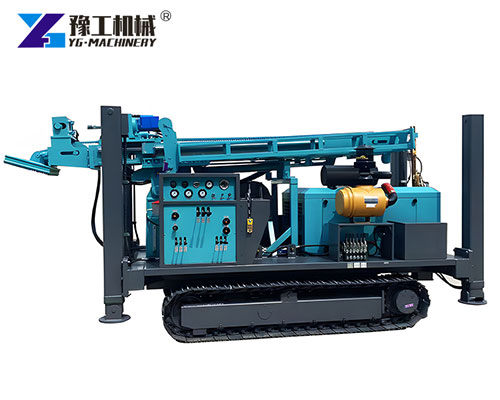 Hydraulic Drilling Rig Testing Rock And Soil Layers