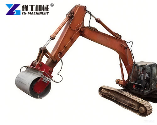 Hydraulic Slope Compactor Installed on Excavator
