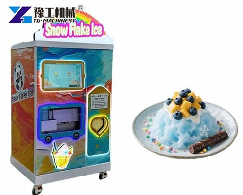 Milk snowflake ice dessert vending machine