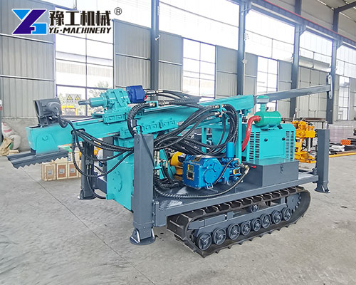 Mining Exploration Using Crawler Core Drilling Machine
