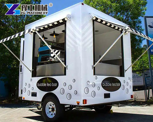 Mobile Boba Tea Truck at outdoor festival