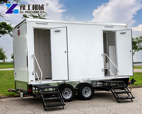 Mobile Restroom Trailer With Private Showers