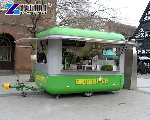 Portable juice bar for street markets