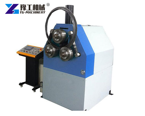 Profile bending machine shapes steel channels accurately