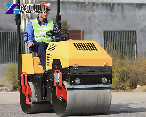 Small Road Roller Machine in Municipal Projects