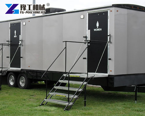 Spacious Portable Sanitation Trailer For Festivals