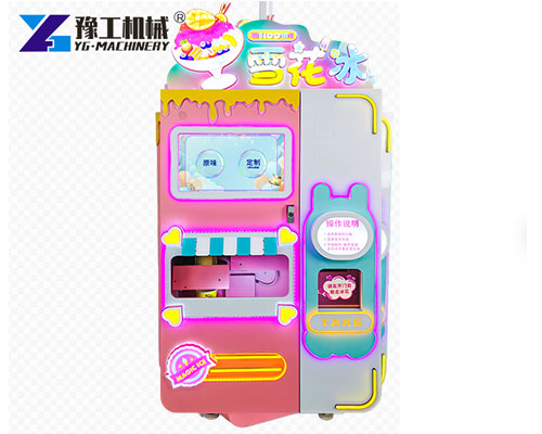Touchscreen Ice Shaving Vending System