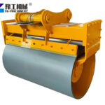 Vibratory Roller Attachment for Excavator Working
