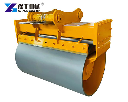 Vibratory Roller Attachment for Excavator Working