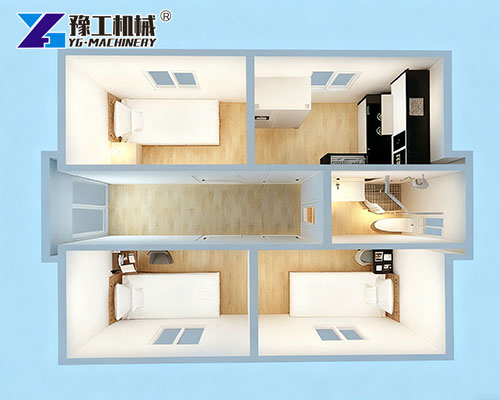 30ft Expandable House with Bathroom Setup