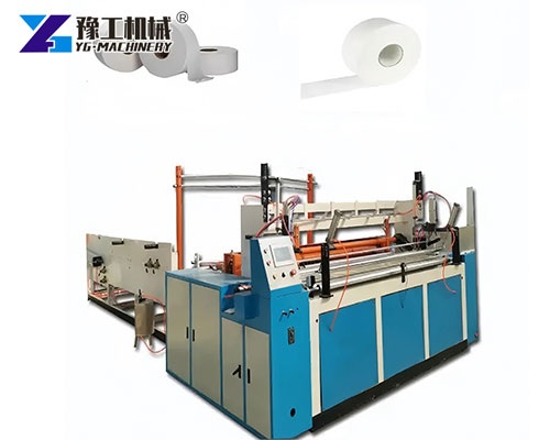 Automatic tissue paper slitting machine in factory