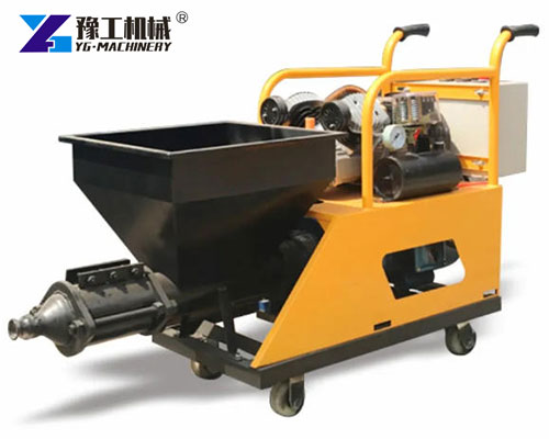 Cement spray machine for construction
