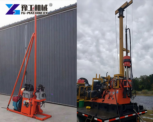 Core drilling equipment Canada construction site