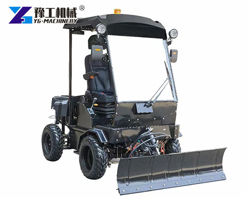 Diesel snow sweeper for heavy winter work