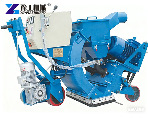 Durable concrete shot blaster machine for floors
