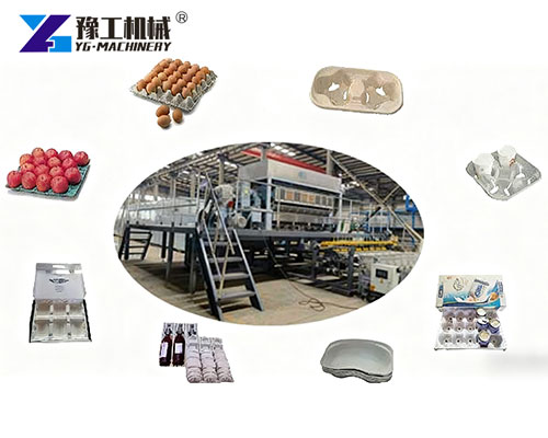 Eco-friendly pulp molding egg tray equipment