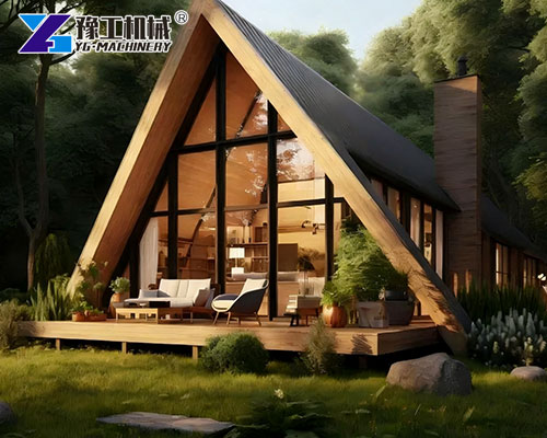 Eco Wooden House with Sauna Room Installed