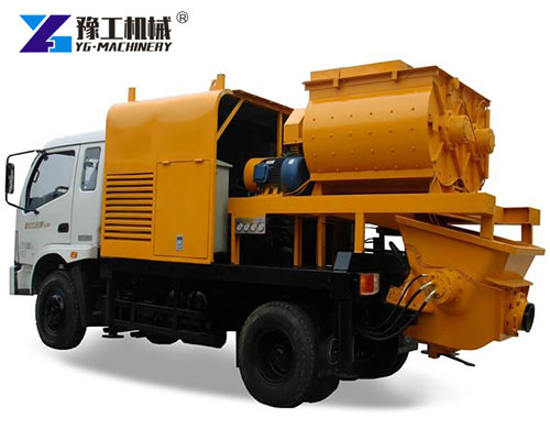 Efficient concrete pump truck reduces labor cost