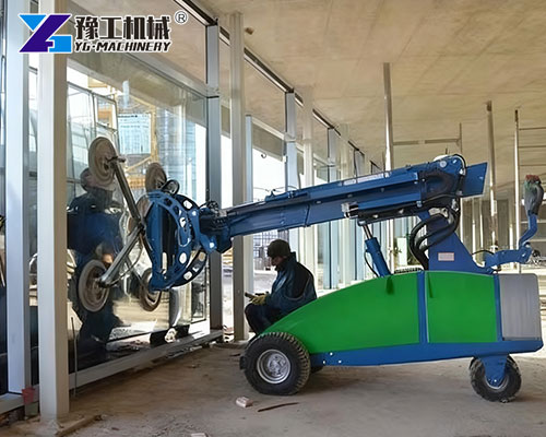 Glass installation robot for high rise projects