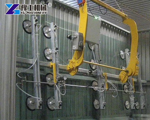 Heavy duty spider glass suction system