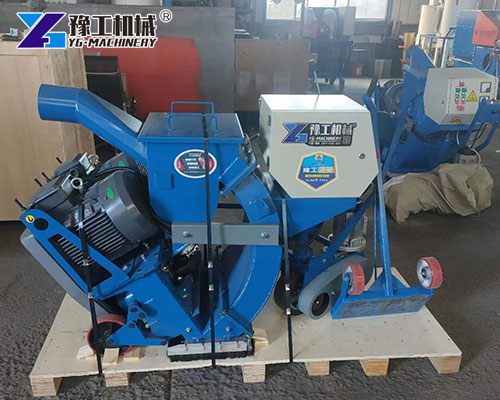 High-efficiency concrete floor shot blaster