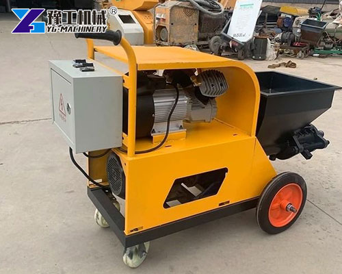 Industrial plaster spray machine for construction sites