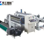 Industrial toilet paper slitting machine production line