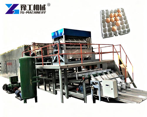 Paper egg tray production line with dryer