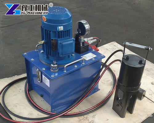 Portable hydraulic rebar press machine for contractors