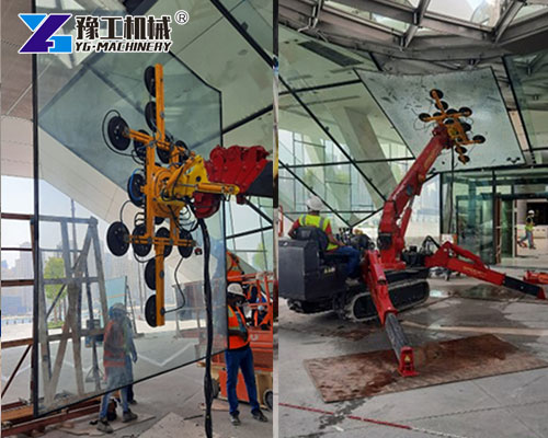 Professional vacuum suction device for skylight glass