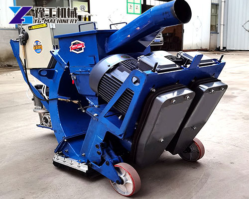 Road shot blasting machine for highway
