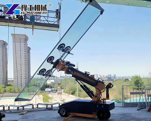 Robotic glass lifter handling large panels