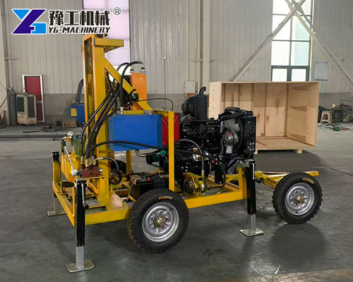 Small Borewell Machine Used In Farmland