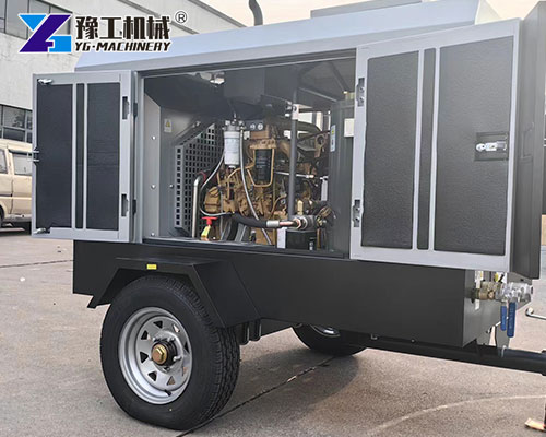 South African customer using screw compressor