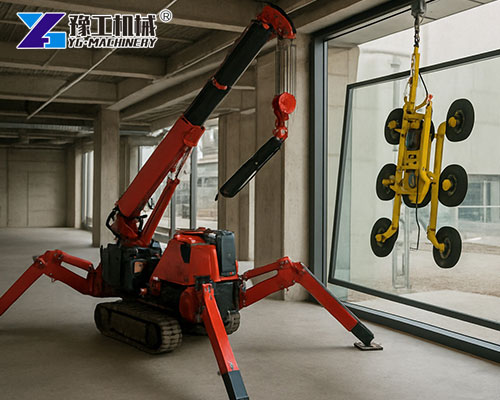 Spider crane for sale UK lifting glass panel