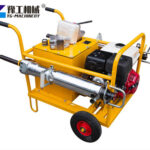 Strong diesel hydraulic splitter splitting hard rock