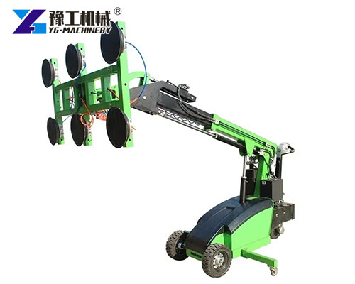 Vacuum glass lifter robot for construction