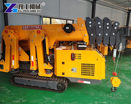 3 ton spider crane glass lifter machine