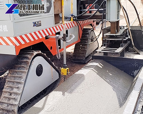 Automatic curb machine for sale in action