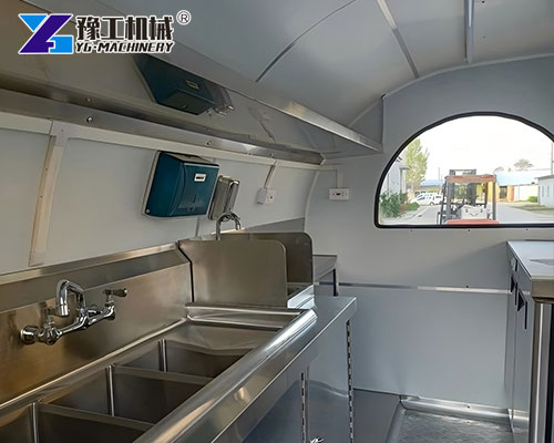 Bubble Tea Trailer Equipment and Work Counter