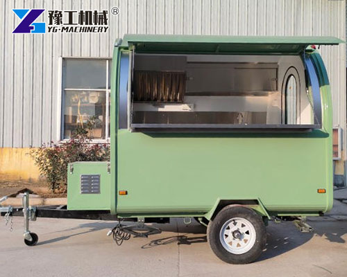 CE-certified mobile food trailer for Europe