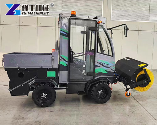 Compact Snow Plow for Sidewalk Maintenance