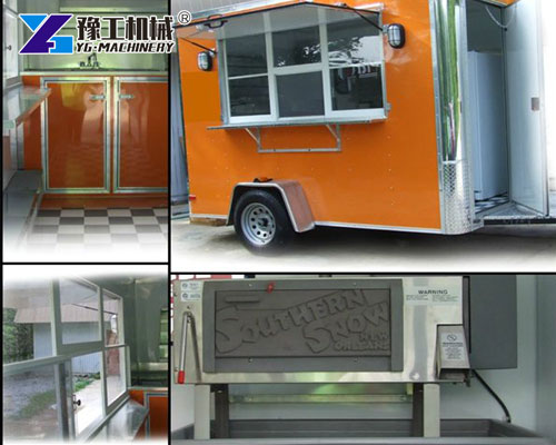 Customizable Snow Cone Trailer for Street Vending