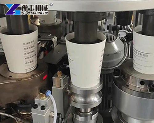 Energy-saving paper tea cup forming machine
