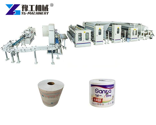 High-quality tissue rolls from automatic paper machine