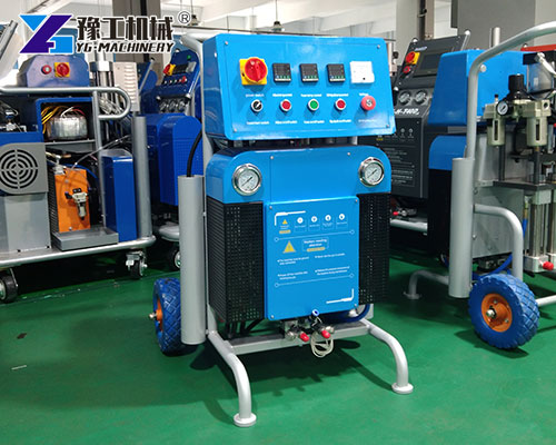 Industrial polyurea spraying system for surfaces