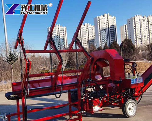 Log splitter machine with a safety guard system